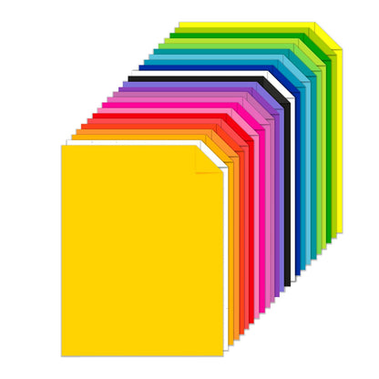 Papel de color Astrobrights, 21.6 x 27.9 cm, 10.9 kilogram/89 G/m2, "Spectrum" 25 colores surtido, 150 hojas (80933 – 01)