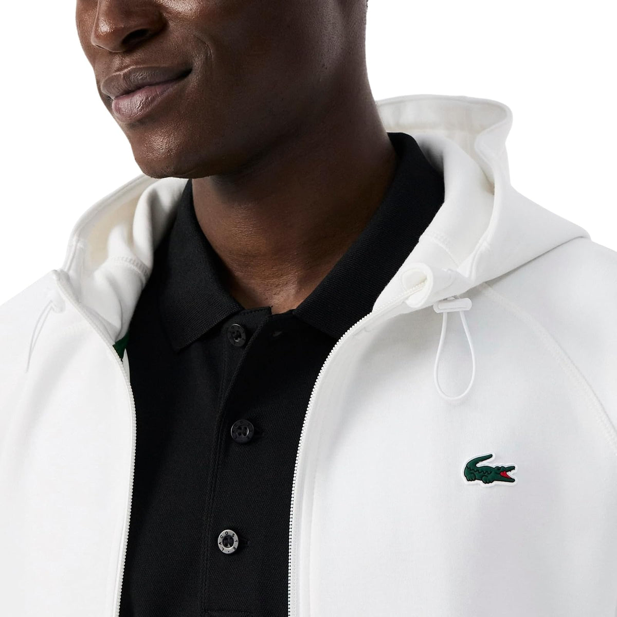 Lacoste Sport Stretch Zipped Hoodie Sudadera con Capucha Hombre