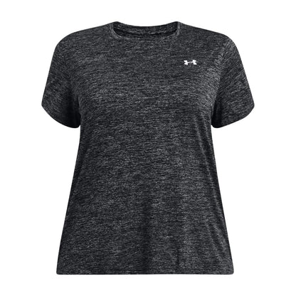 Under Armour Tech Twist Playera Manga Corta Mujer - (001) Negro - Blanco - CH