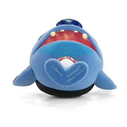 Kidrobot Colección Disney: Lilo and Stitch Blue Hawaiian Elvis Stitch Flocado 10 cm Bhunny Stylized PVC Figura