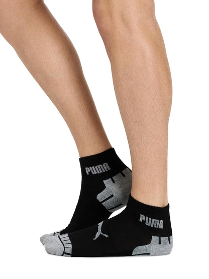 PUMA 8 Pack Athletic Cushioned Quarter Crew Socks Calcetines deportivos Hombre