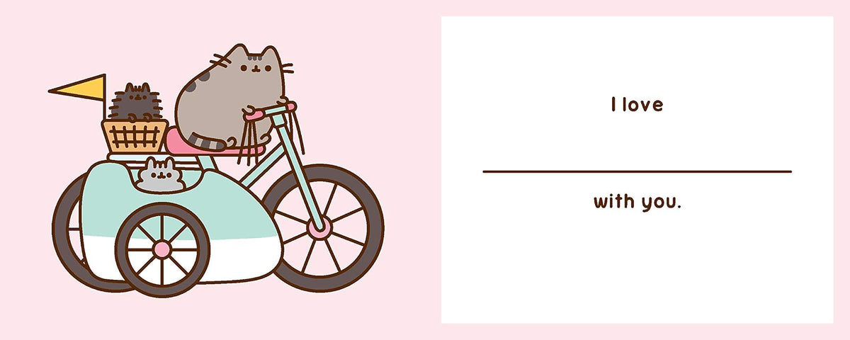 Pusheen: I Like You More Than Pizza: A Fill-In Book