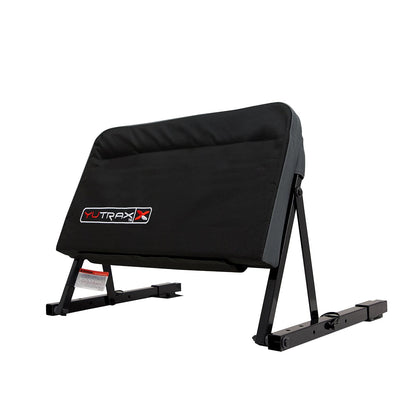 Yutrax - Respaldo Universal para ATV, Marco de Asiento de Acero Resistente, Posiciones Ajustables del Respaldo del Asiento, cojín de 2 Pulgadas de Grosor, se pliega Cuando no está en Uso, TX219