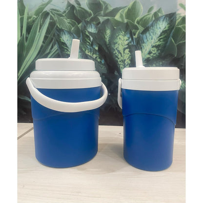 Estra Termo Térmico 4 Litros con Boquilla Antigoteo | Jarra Portátil para Agua, Café, Té y Jugos, Apto para Bebidas Frías y Calientes | Picnic, Playa, Camping y Reuniones | Libre de BPA, Azul