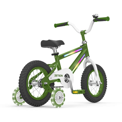 Jetson Light Rider - Bicicleta Unisex con iluminación para niños, Marco de iluminación LED, 3 Modos de luz Diferentes