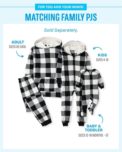 The Children's Place Conjunto de Pijama de Navidad a Juego, Forro Polar Mamelucos para bebés y niños pequeñosniños Unisex