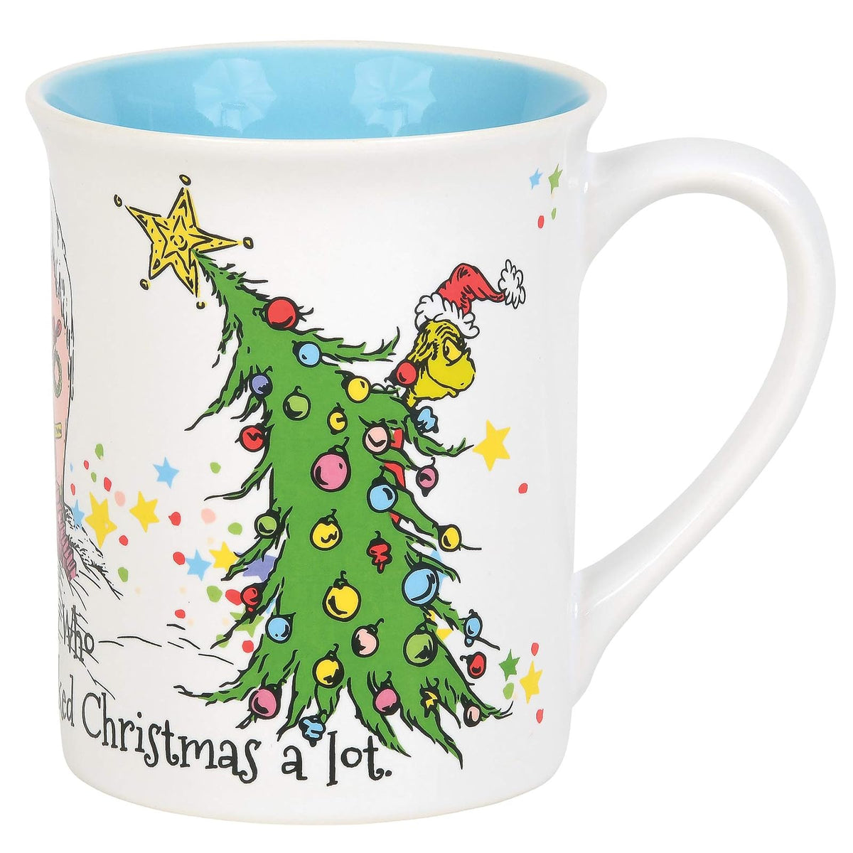 Department 56 The Grinch Cindy Lou Who - Taza de café, 473 ml, multicolor, 6011014