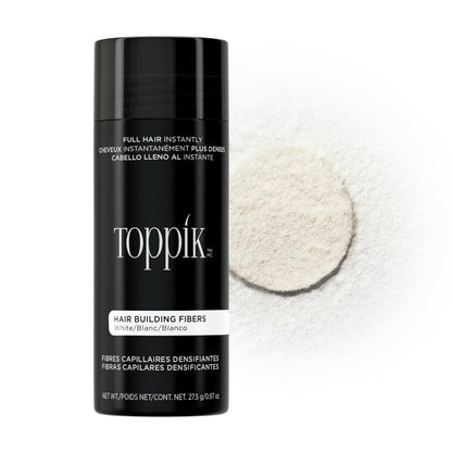 Toppik Fibras de Construcción de Cabello - White - 27.5 g (Paquete de 1)