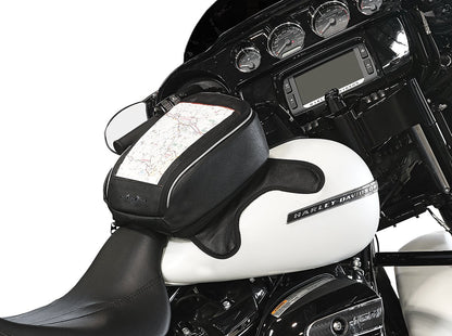 Nelson-Rigg Route 1 Journey Highway Cruiser Bolsa de Tanque magnética, Compatible con Harley Davidson, Indian, Honda, Yamaha, Suzuki y más