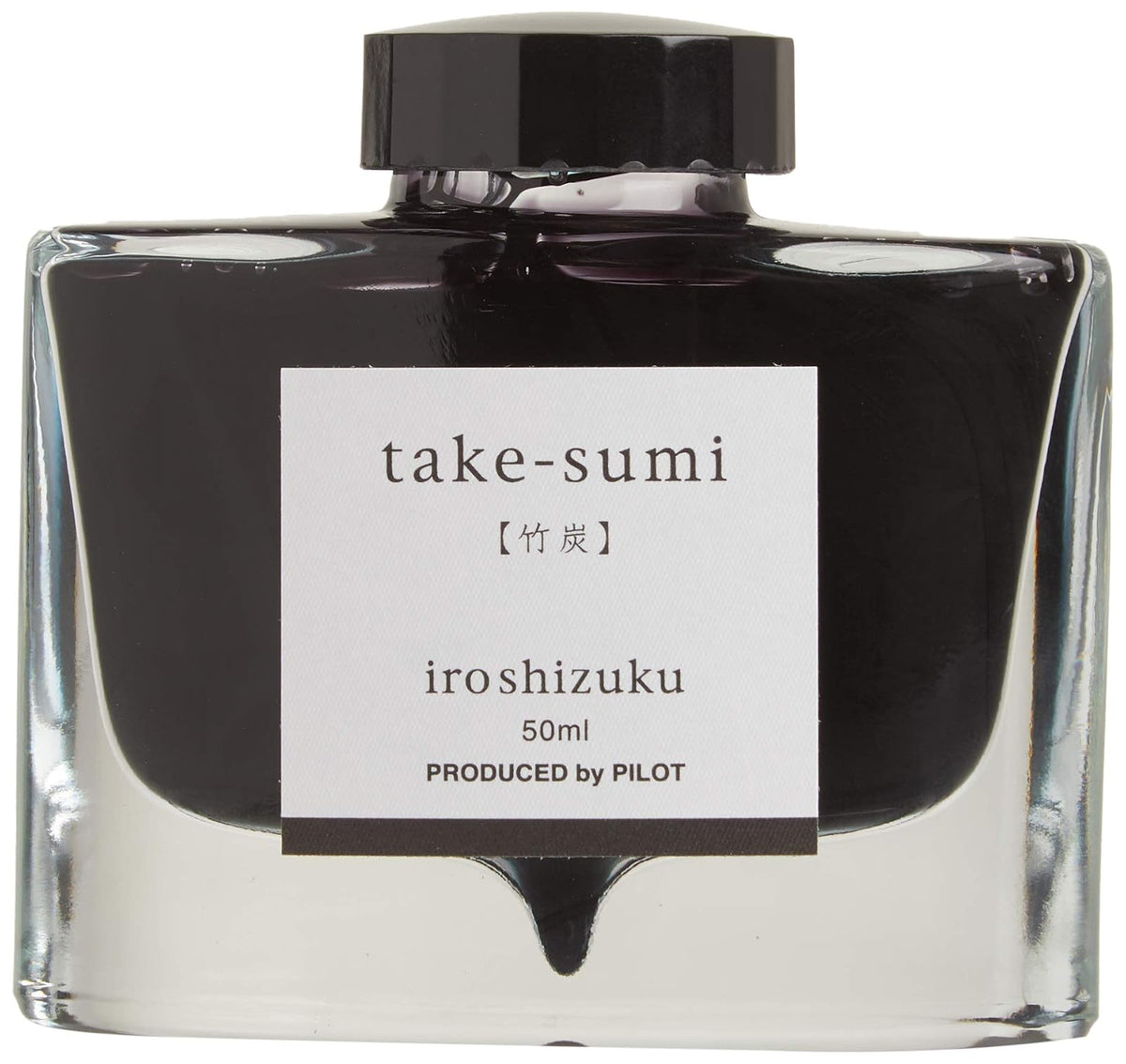 Pilot Namiki Iroshizuku - Pluma Estilográfica (Tinta Embotellada, Chiku-Rin), Negro, 8.6 Cm