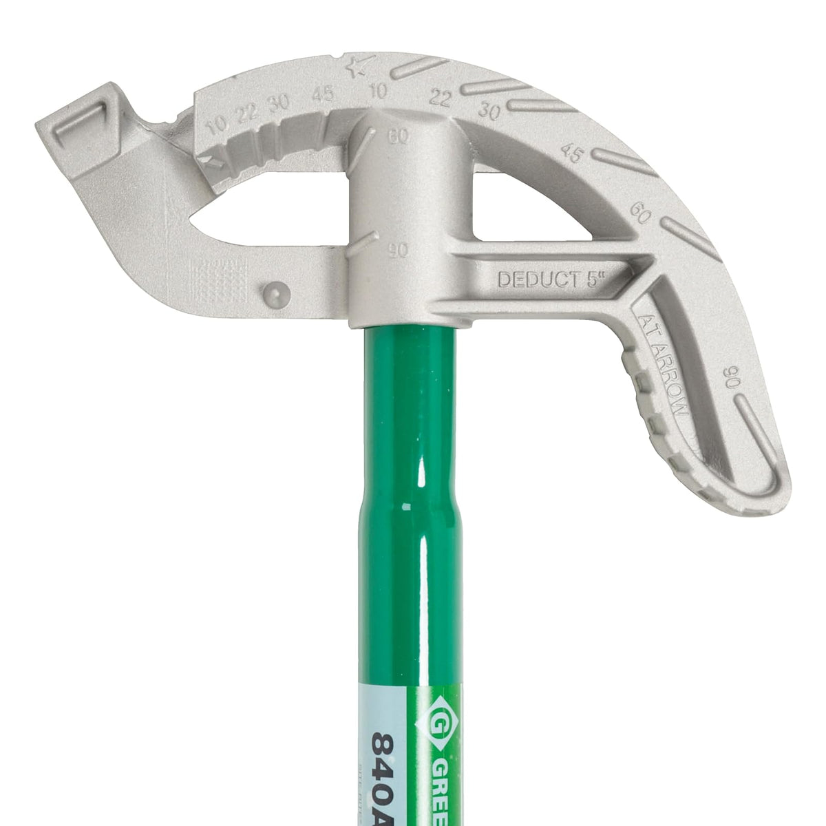 GREENLEE - Doblatubos, Cabezal de Curvadora Manual de Aluminio con Mango para EMT de 1/2 in, Herramientas Manuales Profesionales