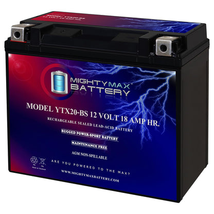 Mighty Max Battery Batería Sellada AGM para Motocicleta y Cuatrimoto - Batería automática
