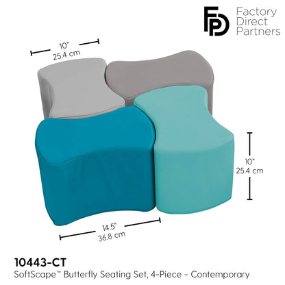 Factory Direct Partners, contemporáneo, 4 piezas