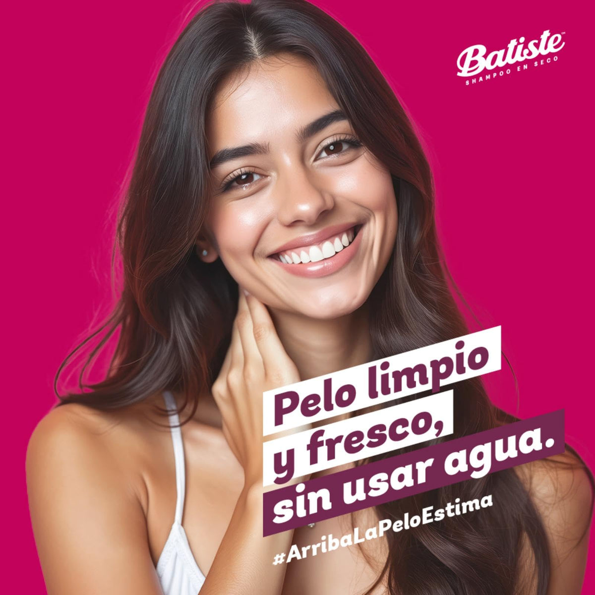 Batiste Shampoo en Seco Blush 200 ml. Refresca el Pelo Sin Usar Agua, Absorbe el Exceso de Grasa, Brinda Volumen y Textura, Neutraliza Olores.