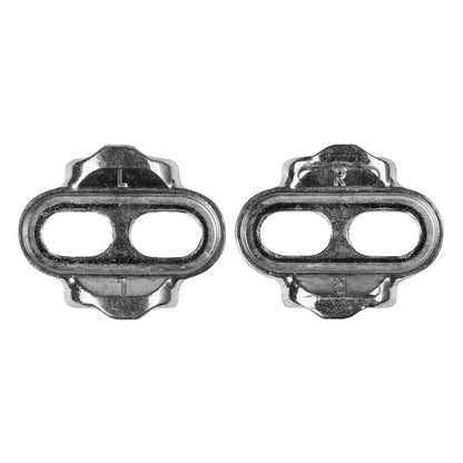 Crank Brothers Zero Float Cleats | Tacos de latón para pedales de clip Crankbrothers, se adapta a zapatos de ciclismo de dos pernos, cuñas espaciadoras y pernos