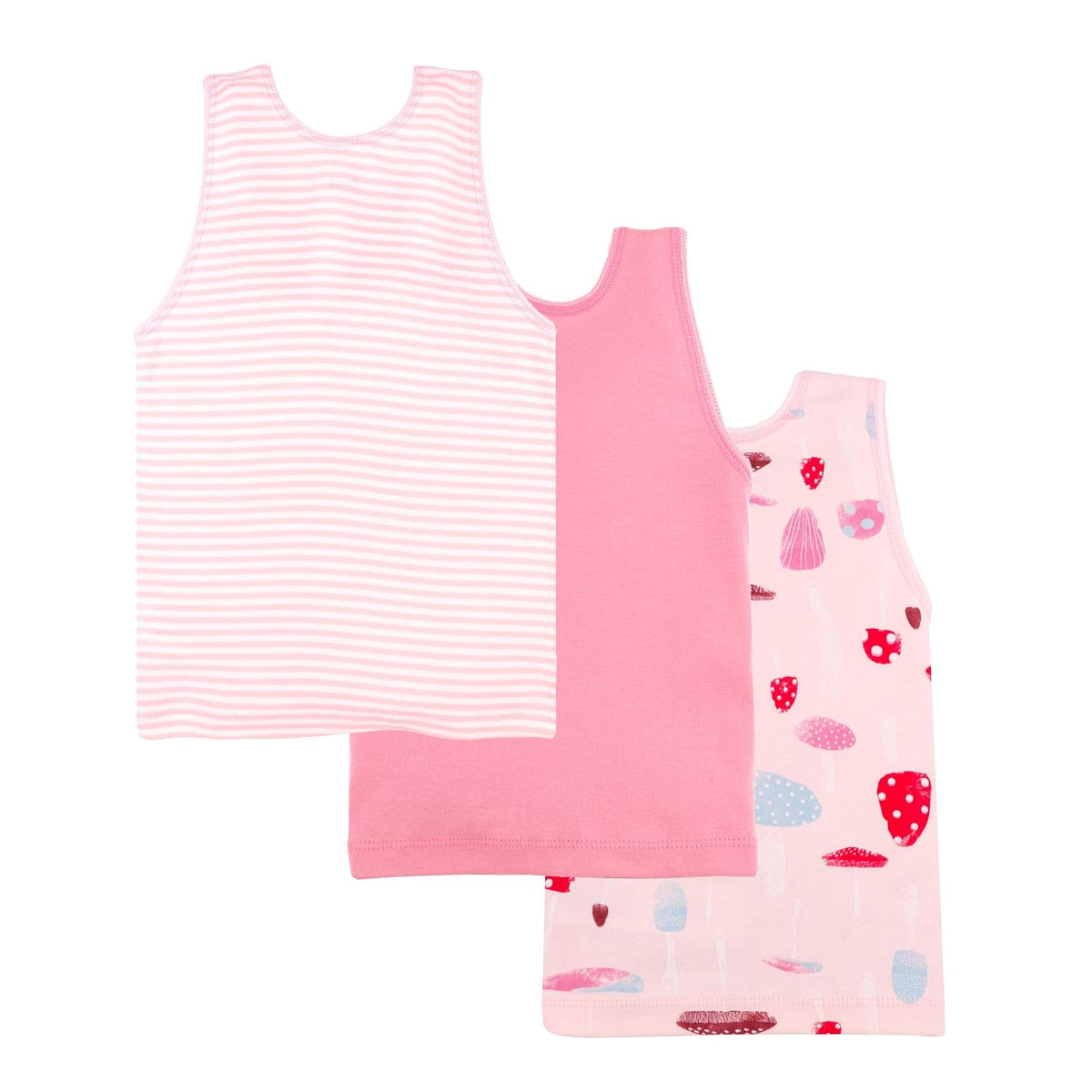 Baby Creysi Playera Paquete para Niña Pack de 3 Algodón Hipoalergénico, Multicolor, 3X Años