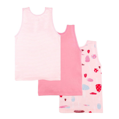 Baby Creysi Playera Paquete para Niña Pack de 3 Algodón Hipoalergénico, Multicolor, 3X Años