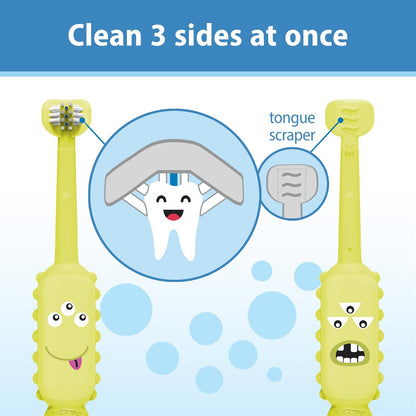 Cepillo de dientes para bebés Monstruo verde Dr. Brown's