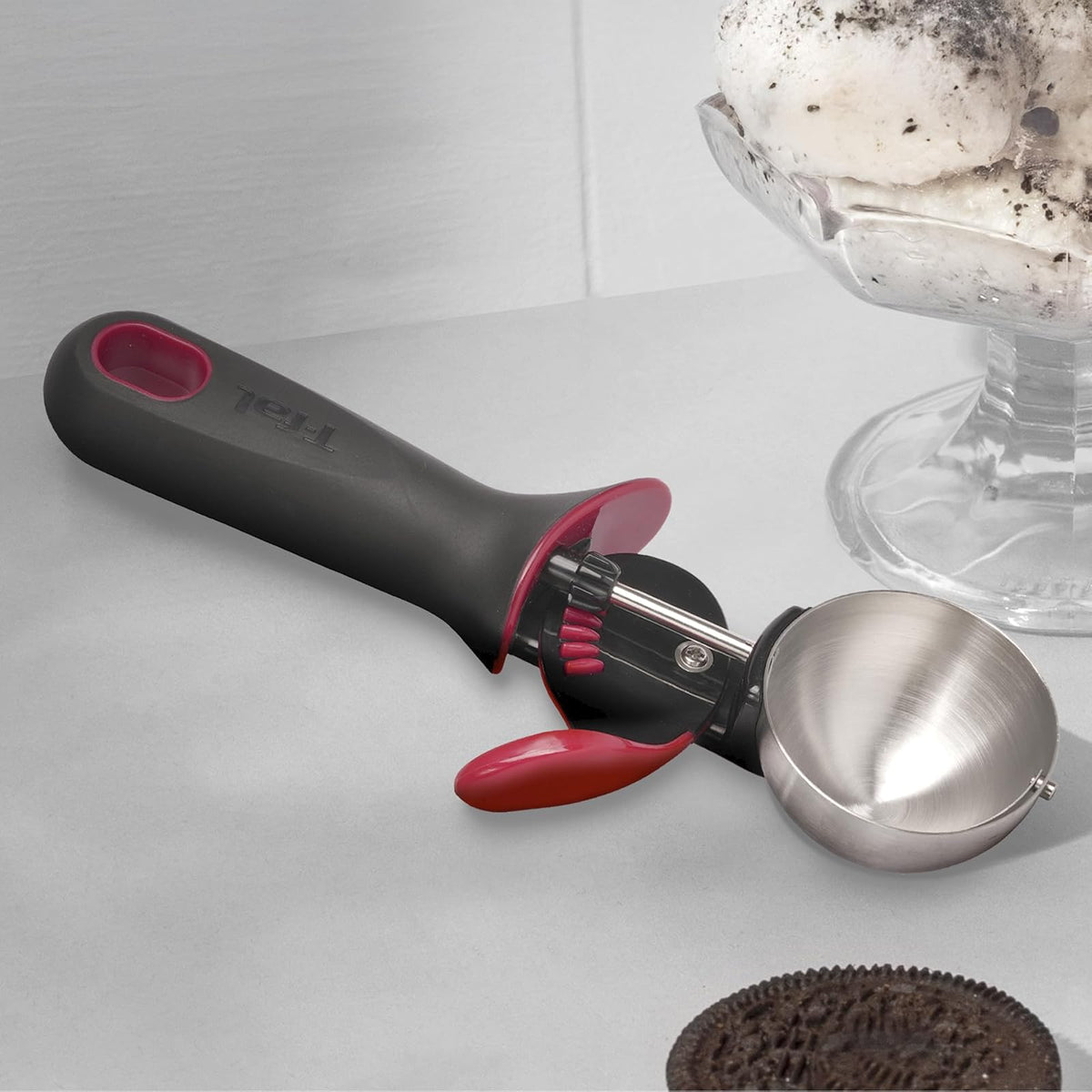 T-fal Set de Utensilios para cocina Esencial de Gadgets, 3 en 1, Inluye Pinzas Auxiliares + Sacacorchos + Cuchara para Helado, K1130484M