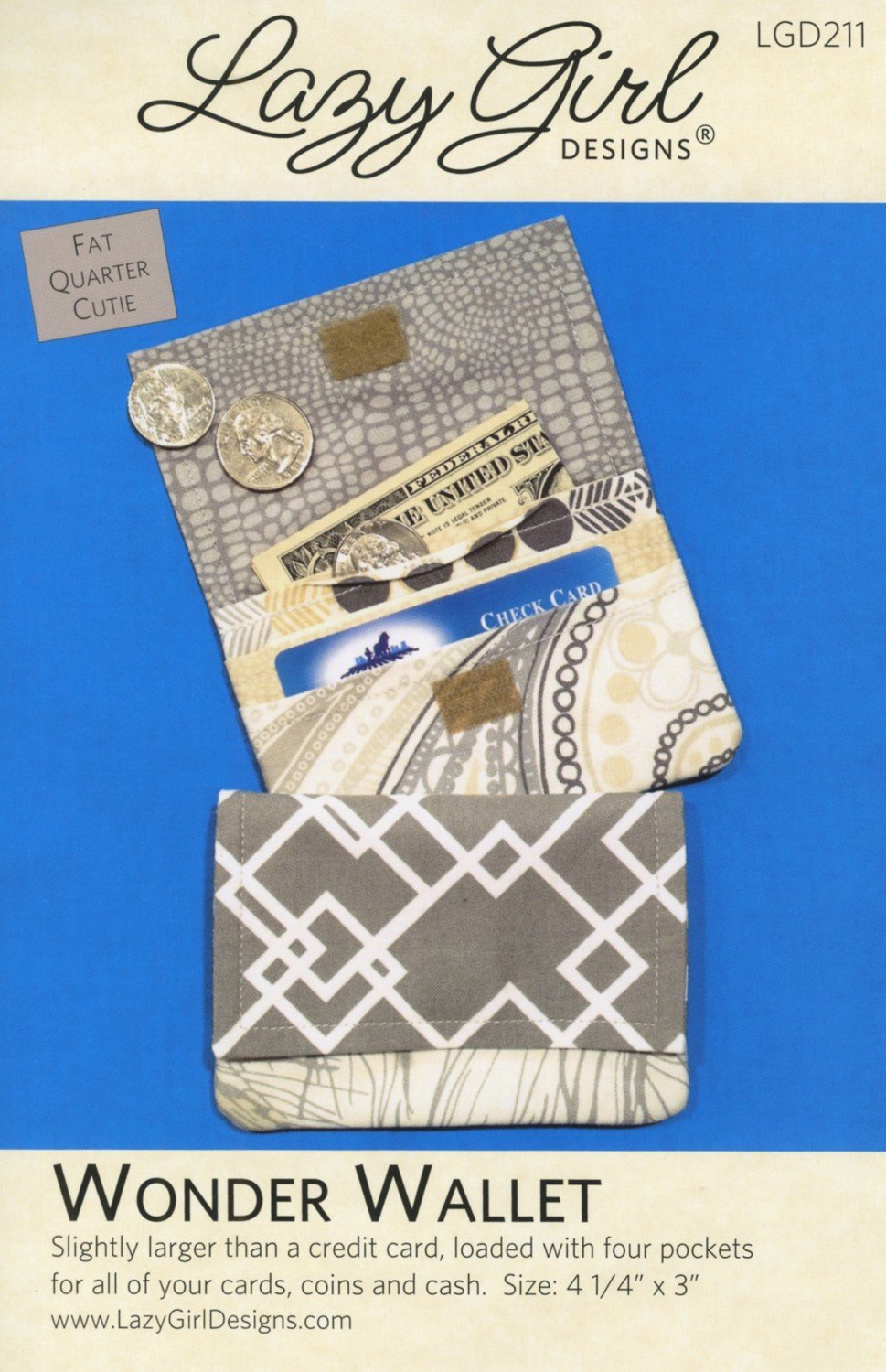 Lazy Girl Designs Wonder - Patrón de portafolios