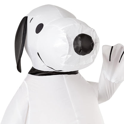 Rubies - Disfraz inflable Snoopy para adultos, como se muestra, talla única, Blanco, Talla única