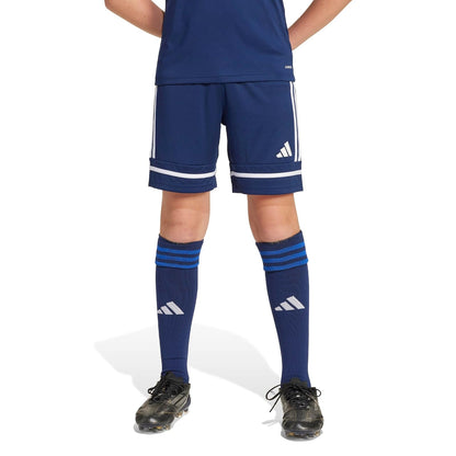 adidas Squadra 25 Short de Fútbol para Niño - CH - Team Navy Blue - Team Navy Blue - White