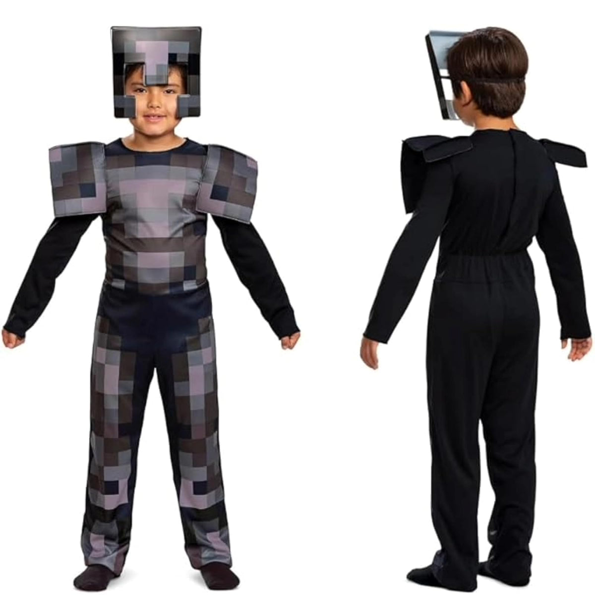 Disguise Minecraft Netherite Armadura, disfraz oficial de Minecraft para niños, mediano (7-8)