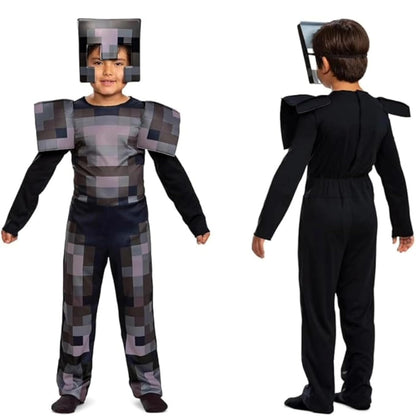 Disguise Minecraft Netherite Armadura, disfraz oficial de Minecraft para niños, grande (10-12)