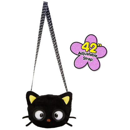 Purse Pets Bolso para Mascotas, Sanrio Hello Kitty y Amigos, Juguete Interactivo para Mascotas Chococat y Bolso Cruzado Kawaii, más de 30 Sonidos y reacciones, Regalos para niñas y Adolescentes
