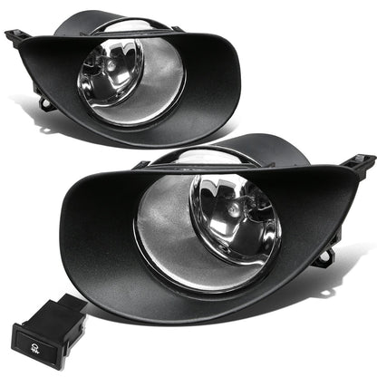 DNA Motoring FL-TYAR063D-CH Fog Light w/Switch [for 06-08 Yaris Hatchback]