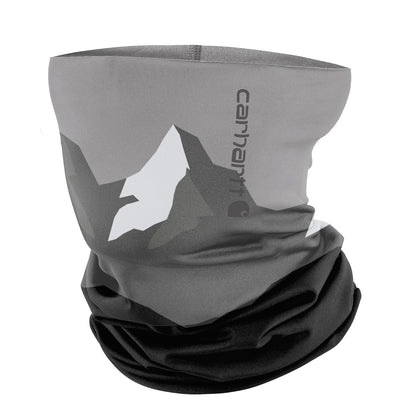 Carhartt Force UPF 50+ Polaina de Cuello para Todas las Estaciones - Talla Única - Impresión de montaña - Negro - Sombra