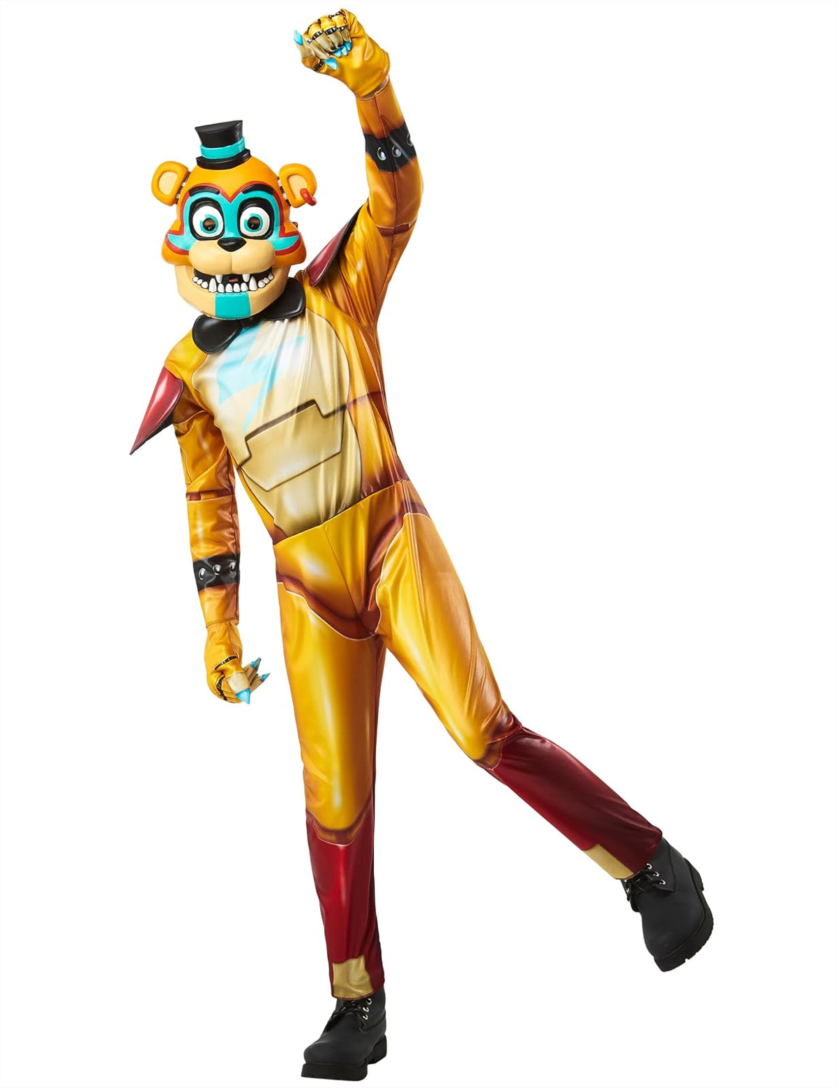 Rubie's Disfraz infantil de Five Nights at Freddy's Glamrock Freddy, como se muestra, mediano