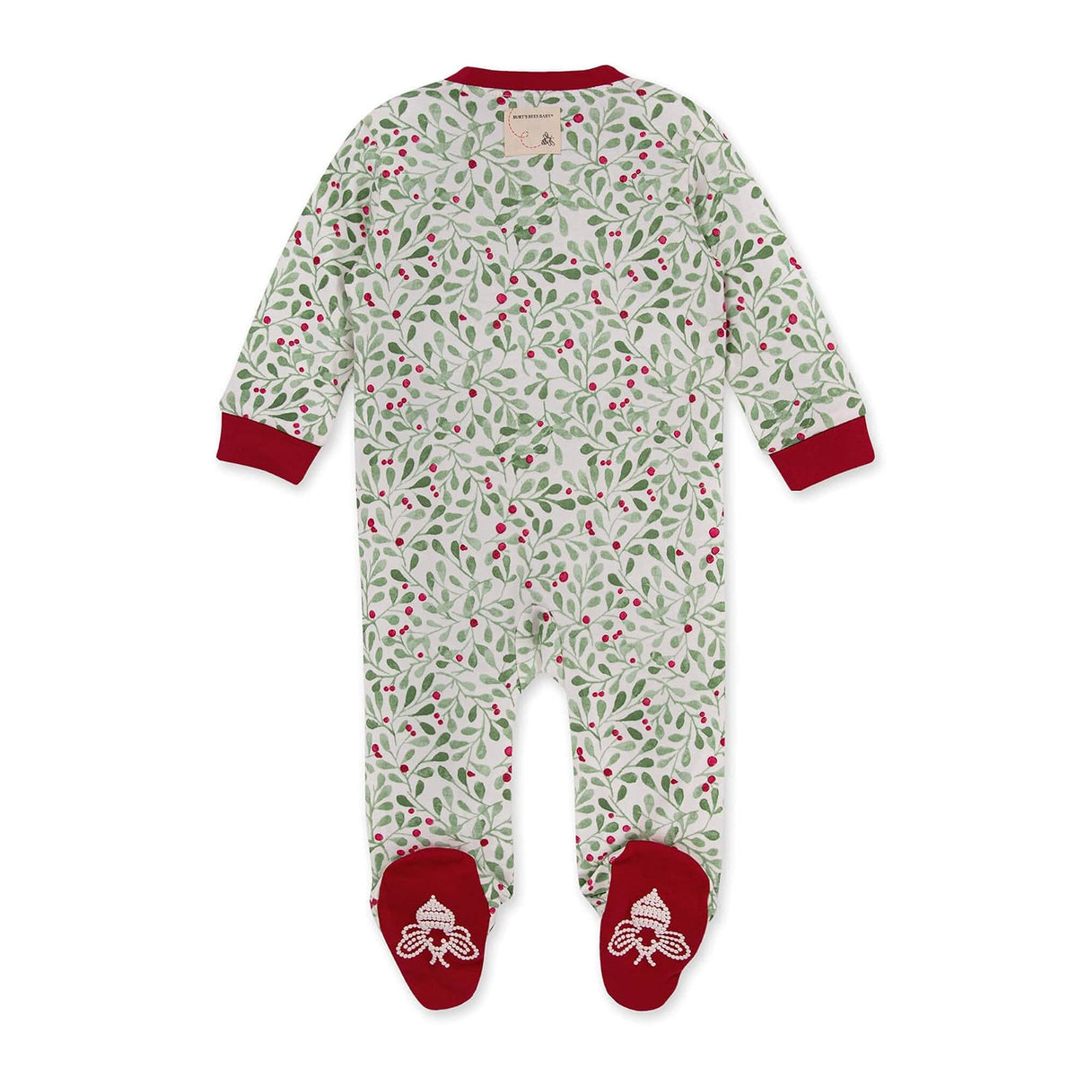 Burt's Bees Baby Pijama para dormir y jugar para niños, 100% algodón orgánico de una sola pieza con cremallera frontal