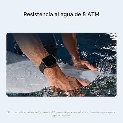 XIAOMI Redmi Watch 5 Active, iOS & Android, 5ATM, Negro | Pantalla LCD 2", Hasta 18 días de Batería, Llamadas Bluetooth, 140+ Modos Deportivos, Monitoreo de Frecuencia Cardiaca 24h