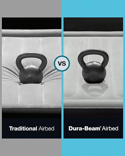 Intex Dura-Beam Standard Series Prestige Downy Airbed con Bomba de batería
