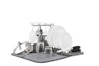 ESCURREDOR DE PLATOS UDRY CON TAPETE REMOVIBLE