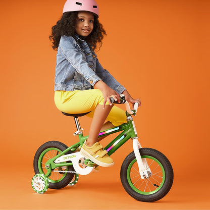 Jetson Light Rider - Bicicleta Unisex con iluminación para niños, Marco de iluminación LED, 3 Modos de luz Diferentes