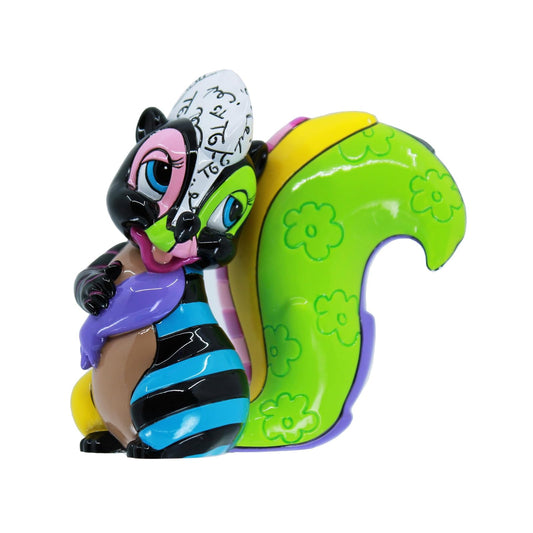Enesco Disney Britto Bambi Flower Coy Pose - Figura en Miniatura, 3 Pulgadas, Multicolor