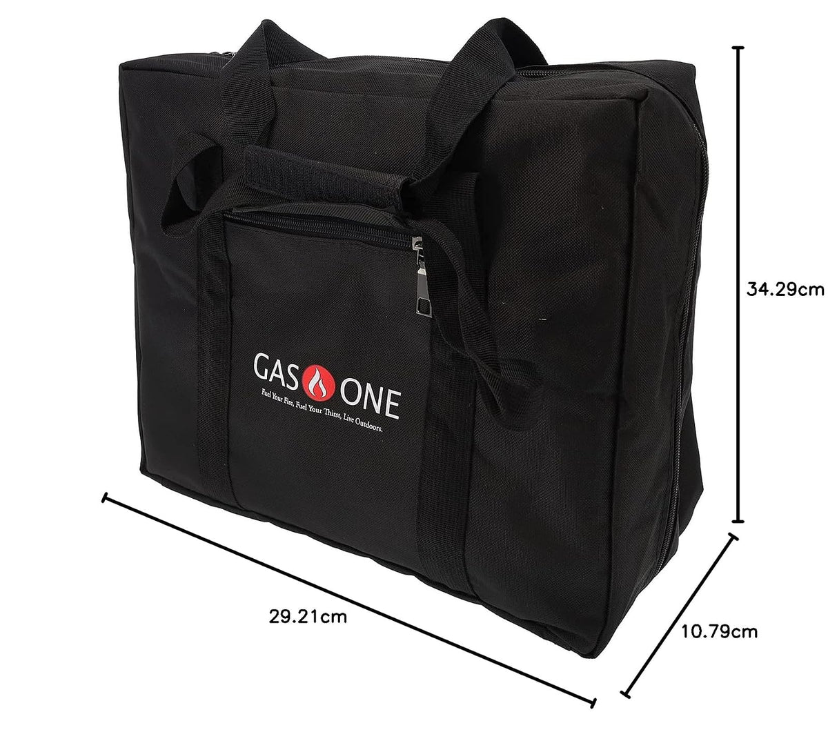 GasOne 50460 - Nuevo quemador de estufa de propano, bolsa de transporte universal para parrillas de cocina de doble quemador, resistente