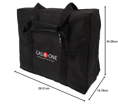 GasOne 50460 - Nuevo quemador de estufa de propano, bolsa de transporte universal para parrillas de cocina de doble quemador, resistente