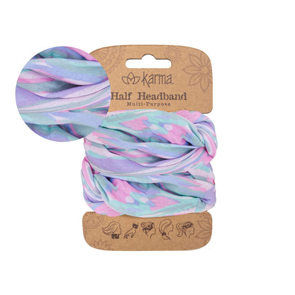 Karma Regalos Mitad Headband, Gris Amapolas