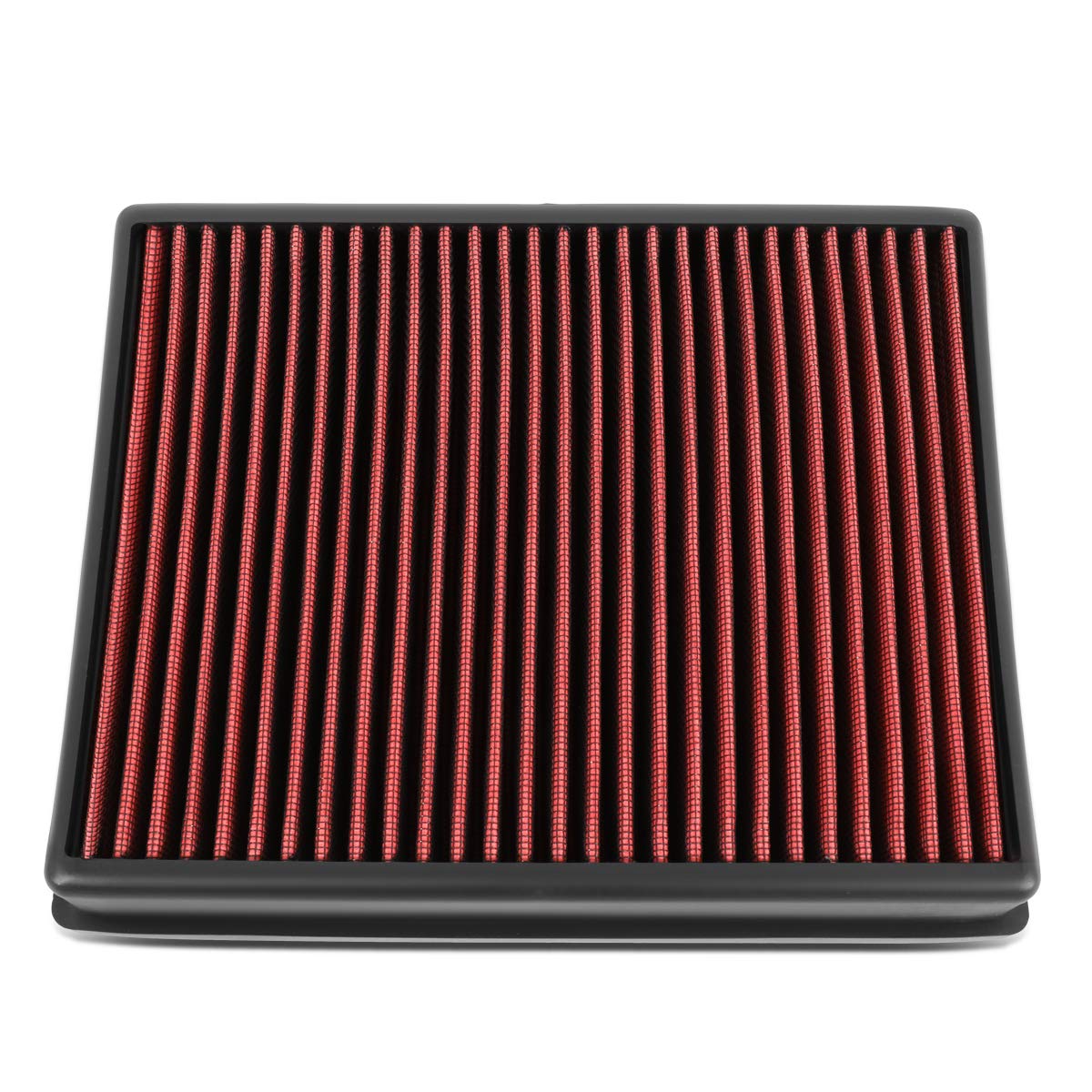DNA Motoring Filtro de Aire Lavable AFPN-202-RD, Rojo, para Ford Edge, Fusion, Lincoln Continental, MKX, MKZ