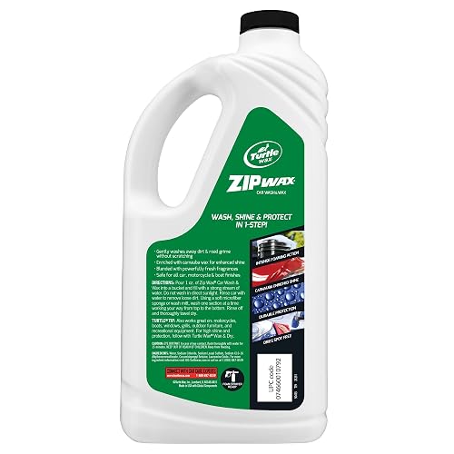 Turtle Wax T79 - Cera con cremallera para lavado de automóvil de 64 onzas