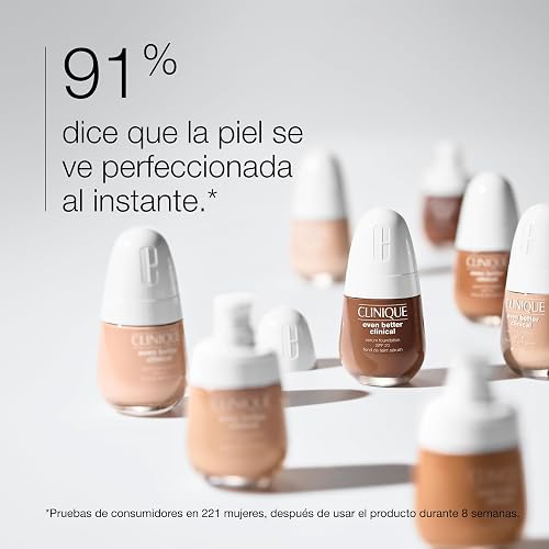 Clinique Base de Maquillaje Líquida Even Better Clinical™ SPF 20 - Cobertura Total 24H - Acabado Mate