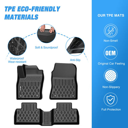 Nilight TPE - Alfombrillas para Nissan Kicks 2025 2026 | Revestimientos de piso resistentes para todo tipo de clima