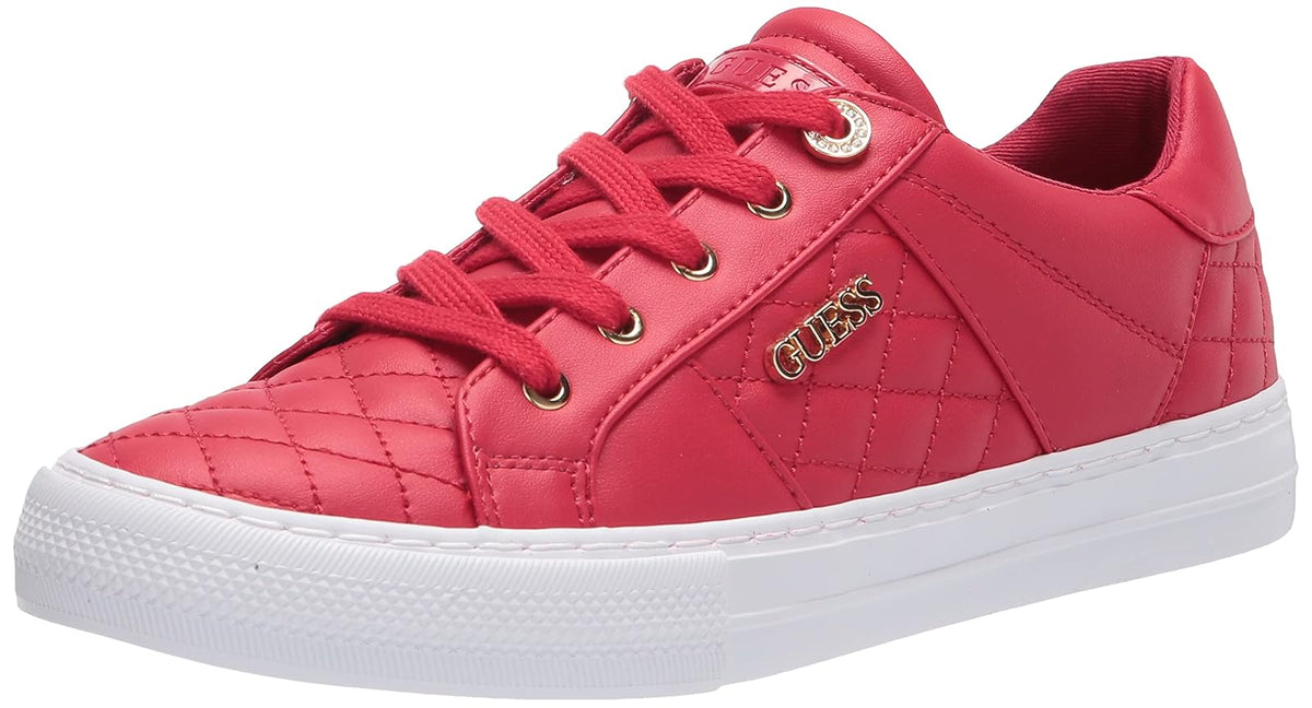 GUESS Loven Tenis Casual para Mujer - 28.0 cm - Rojo -