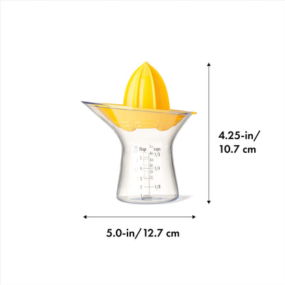 Oxo 11155800 Exprimidor Cítrico con Medición, Amarillo