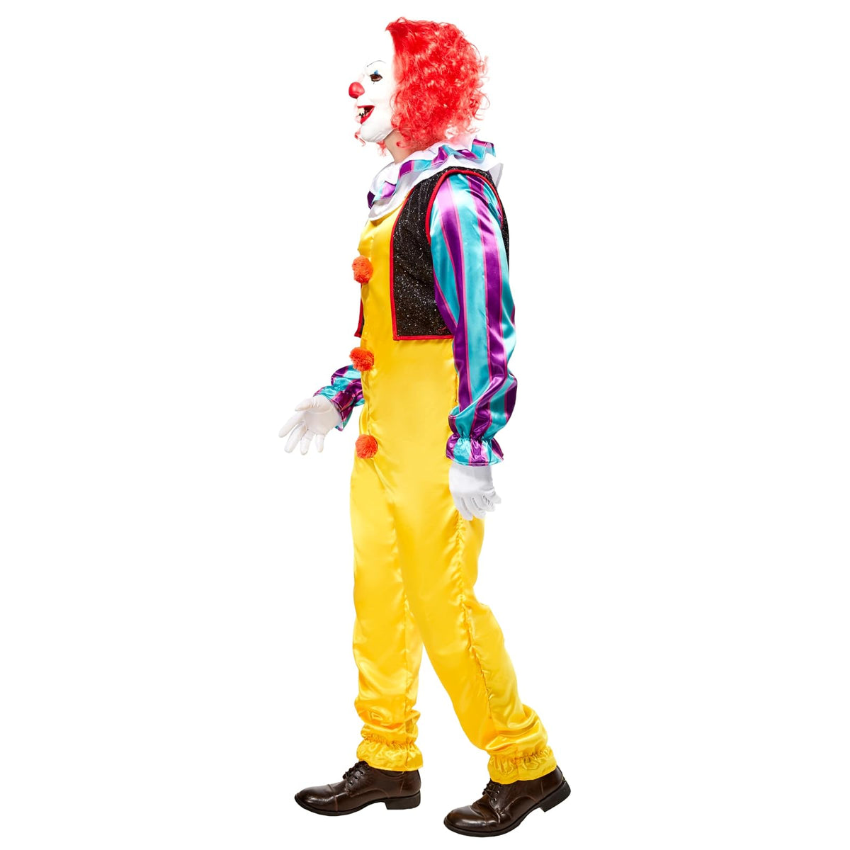 Rubie's IT The Movie Adult Pennywise Deluxe Costume, As Shown