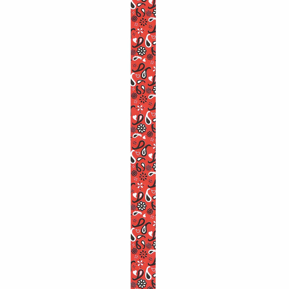 Offray, Cinta de sarga roja para manualidades, 1/2 pulgadas x 9 pies