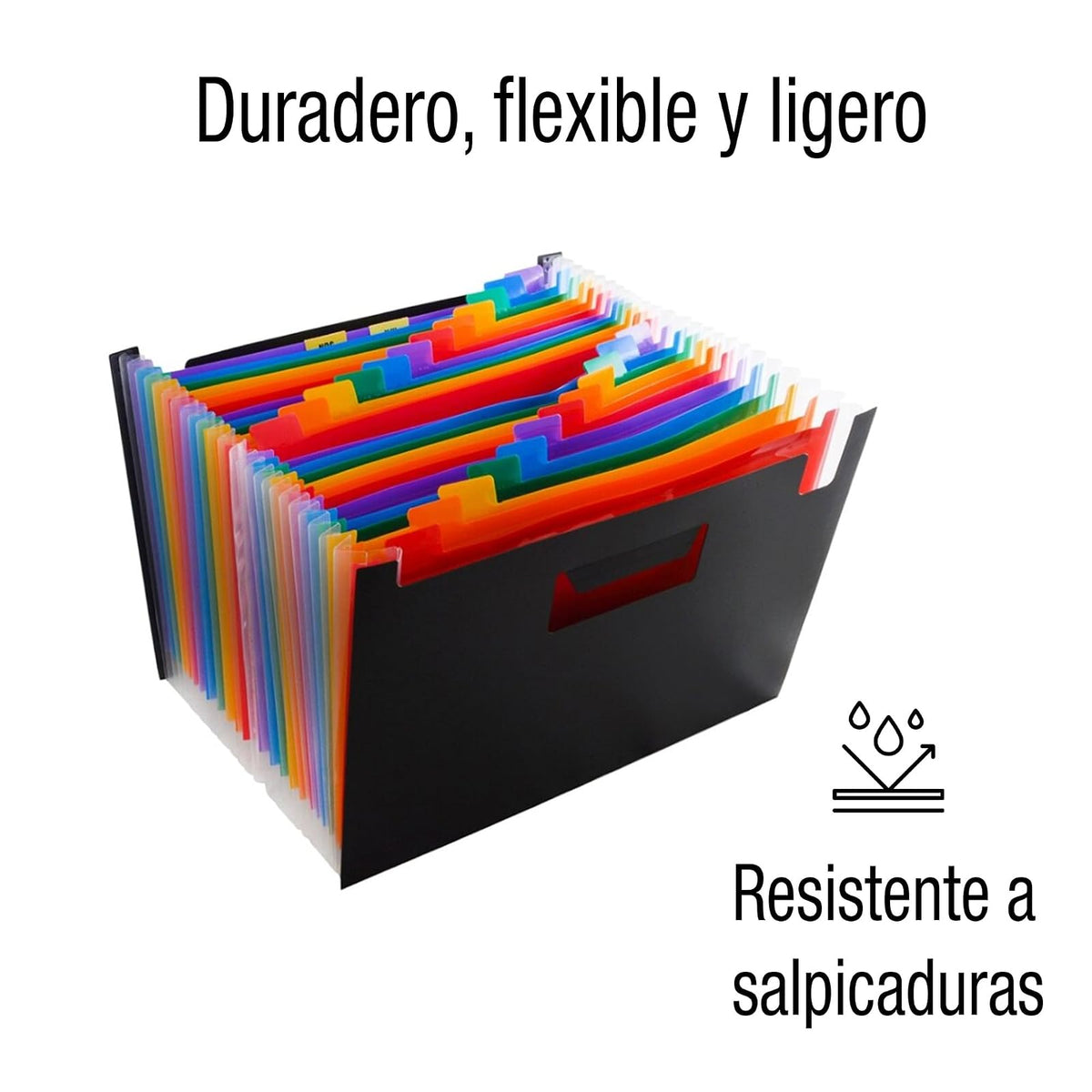 Wilson Jones Archivo Expandible hasta 40 cm, 24 Divisiones Multicolor